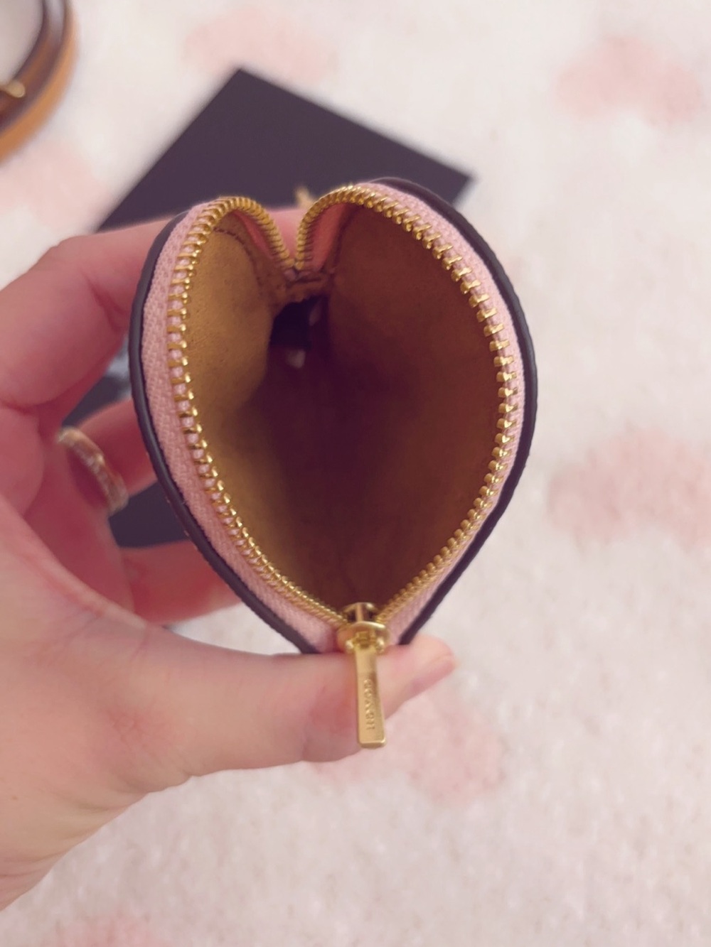 Coach heart bag charm powder pink - Picture 4 of 5